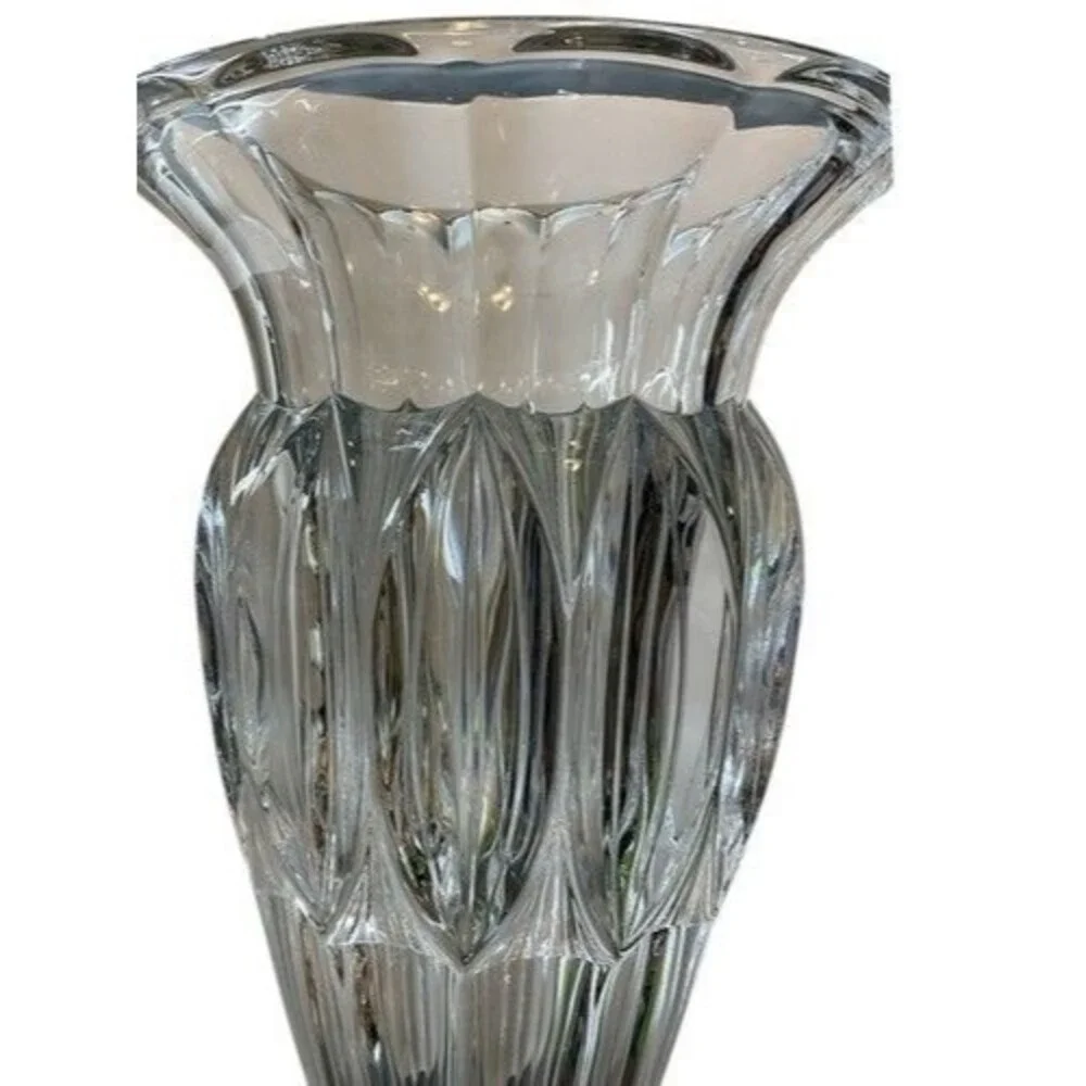 Shannon by Godinger Crystal 16” In Contessa Large Flower Stunning Vase 16